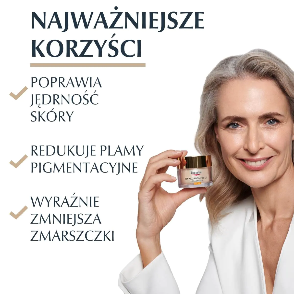 Eucerin Hyaluron Filler + Elasticity krem na dzień SPF 30