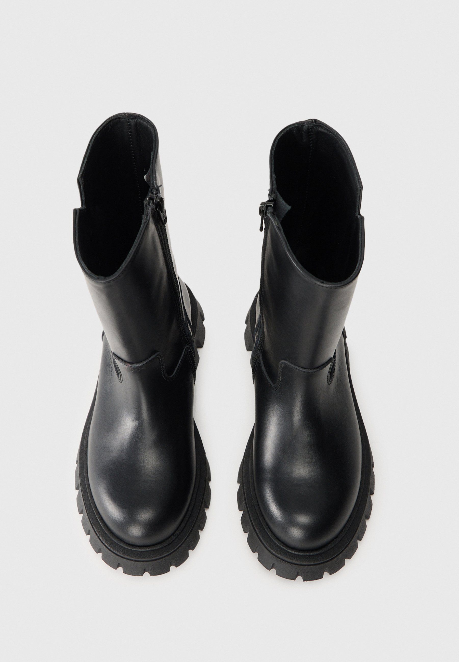 MOSCHINO UNISEX - Stivali - neri/dorati