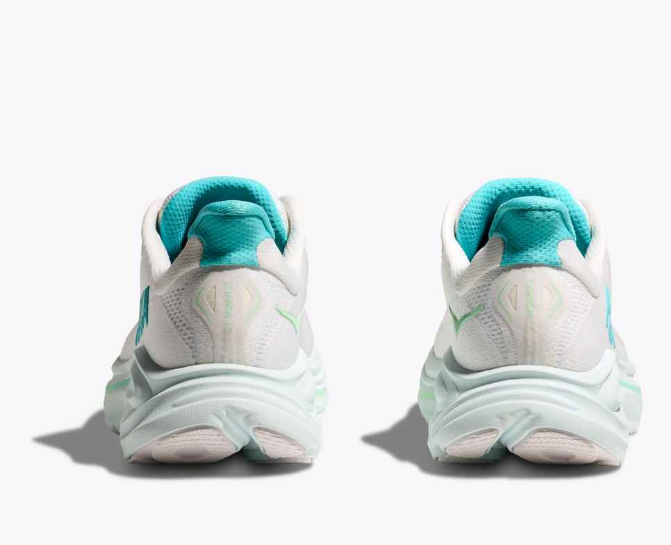 HOKA Clifton 10 Vit / Cielo Blå