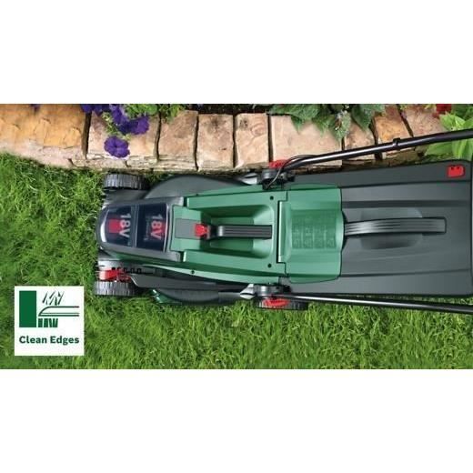 Bosch UniversalRotak 37-550 Rasenmäher – mit 2 x 4,0 Ah Akkus und Ladegerät
