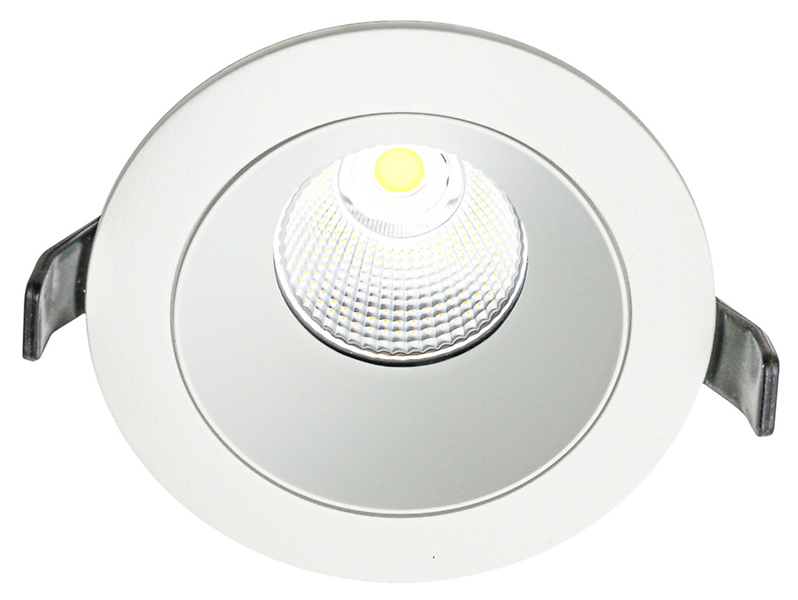 Lampa sufitowa wpuszczana Rezzo LEDaluminiowa 11 cm biała