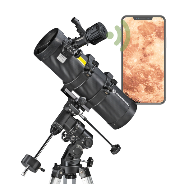 Spica Plus 130/1000 EQ telescope set including eyepiece camera