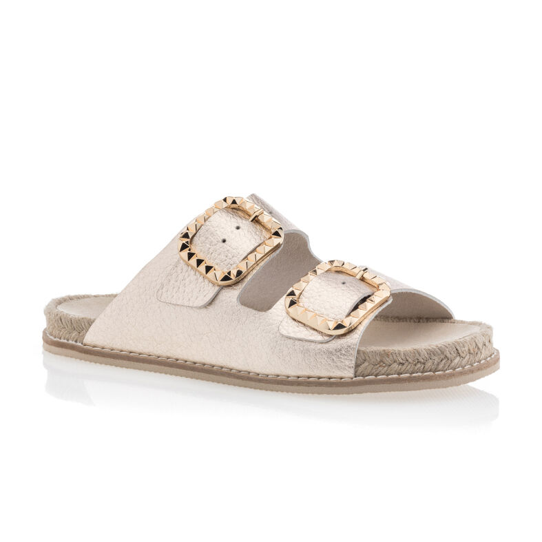 Sandalias amarillas para mujer / Zapatos de punta abierta