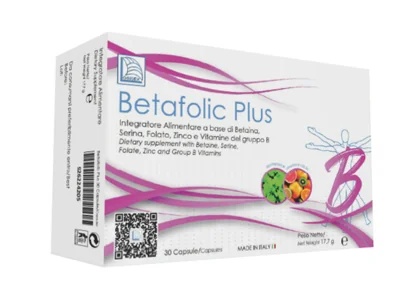 Suplemento alimentar LOGIDEX Betafolic Plus, 30 cápsulas