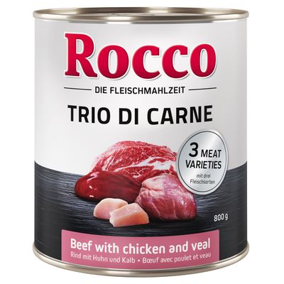 Rocco Classic Trio di Carne Saver Pack 24 x 800g