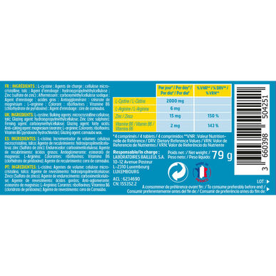 Biorga Suplemento Fortificante para Unhas e Cabelo      120 comprimidos 120 comprimidos