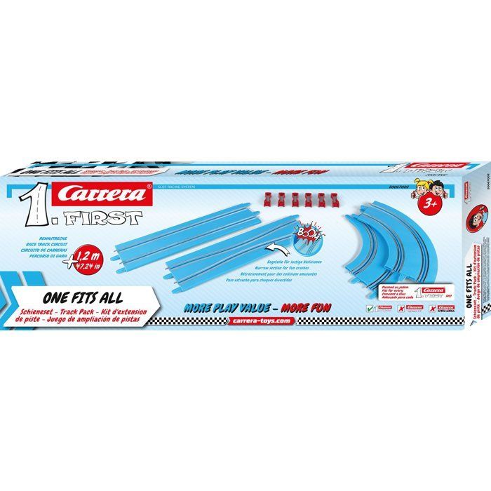 Acessórios para Pista - CARRERA First - Pacote de Extensão Individual - Idade recomendada: 3+