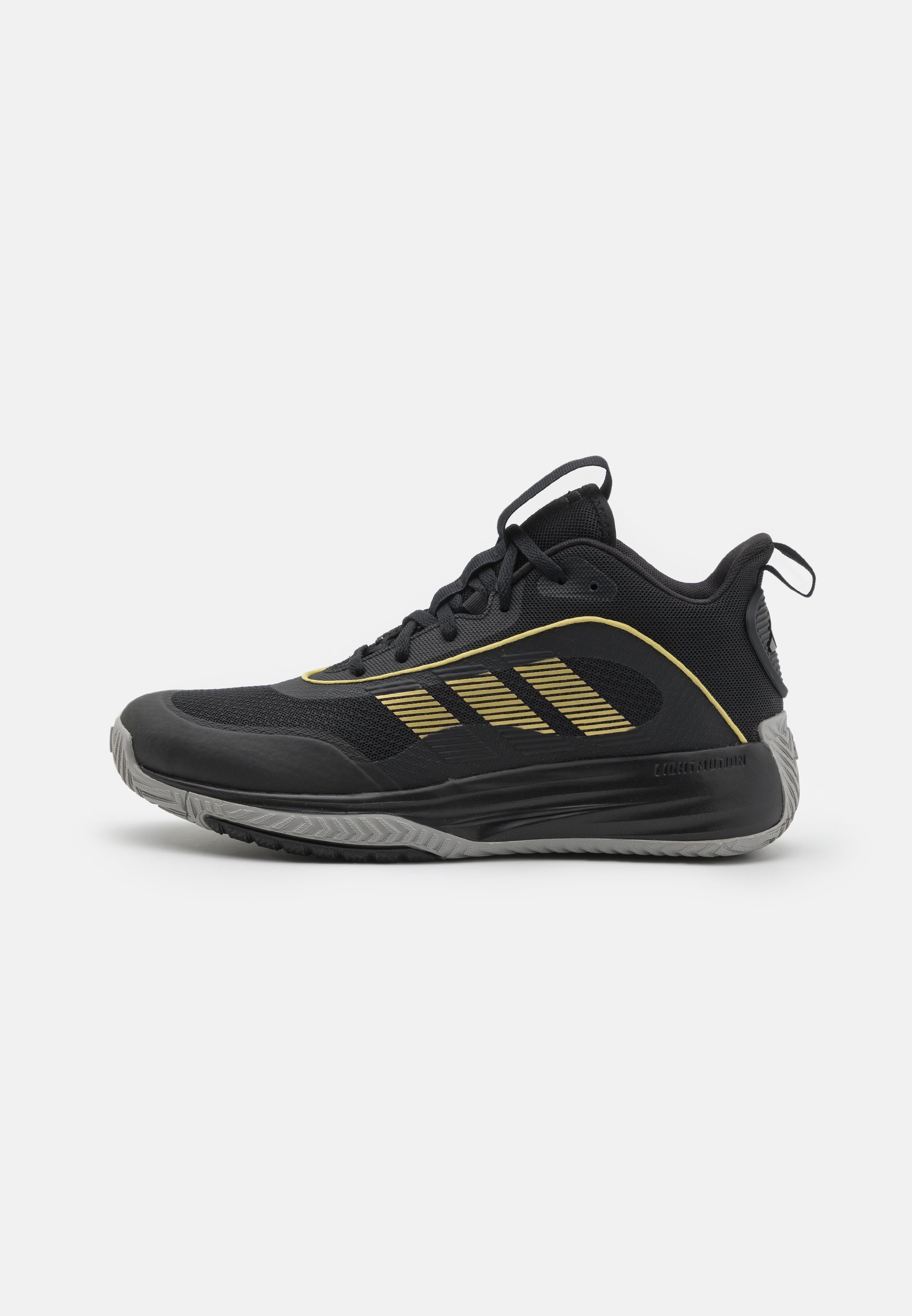 adidas Performance OWN THE GAME 3 – Basketballschuhe – Core Black/Gold Metallic/Uni Grey