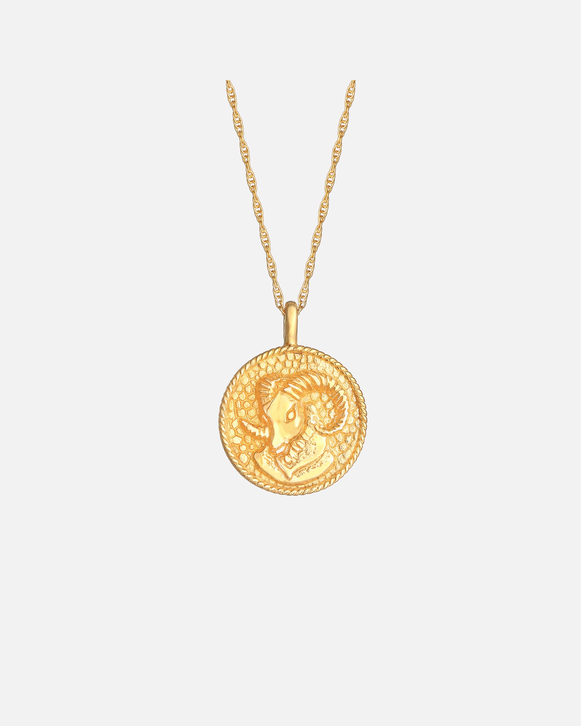Elli Pièce de monnaie antique pour le Bélier des dames en argent sterling 925