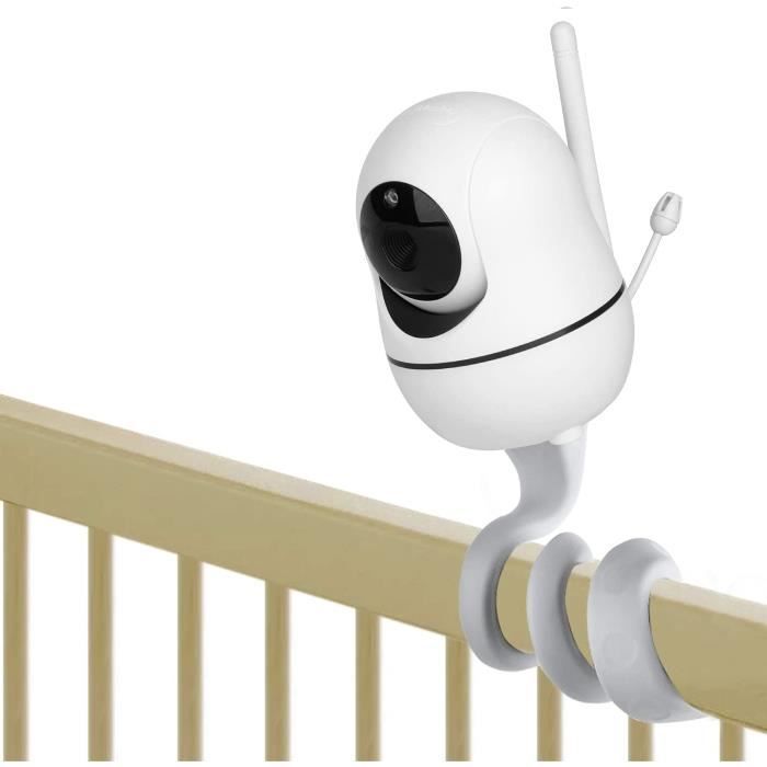 Supporto per baby monitor, compatibile con i modelli HelloBaby 65/HB66/HB248. Installazione con sistema di bloccaggio a rotazione, senza danneggiare le pareti.