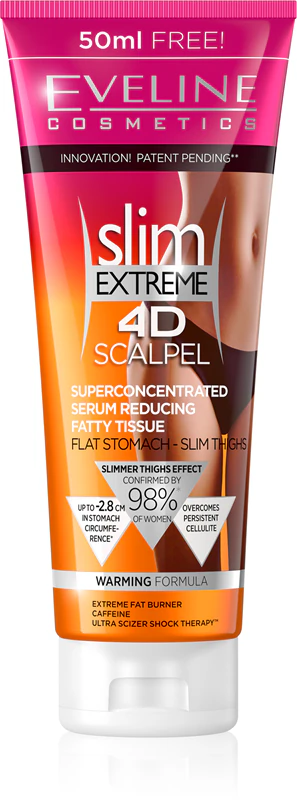 Telové sérum na spaľovanie tukov Eveline Cosmetics Slim Extreme 4D Scalpel