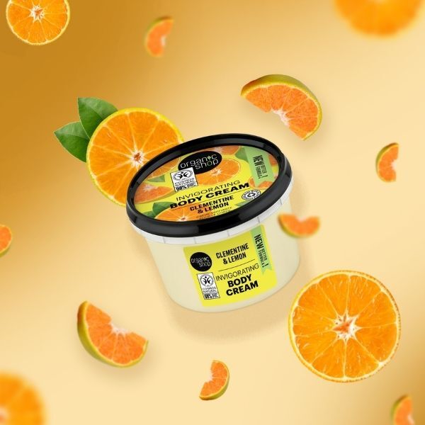 Bio-Shop Belebende Körpercreme Clementine & Zitrone 250 ml