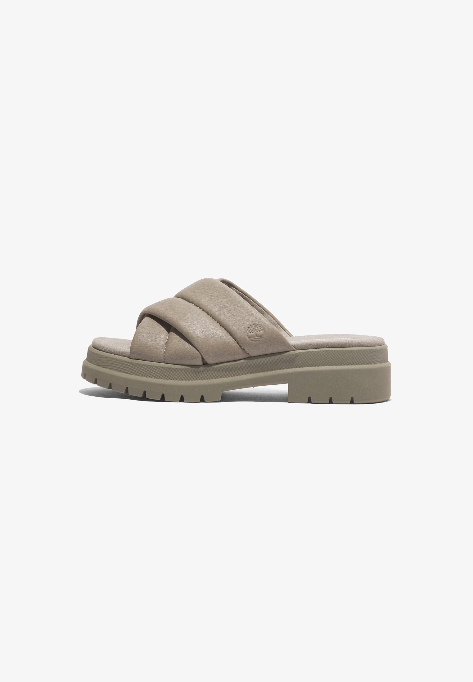 Timberland LONDON VIBE - Mules - cuir pleine fleur taupe clair