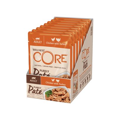 Wellness Core Purely Paté natvoer voor katten