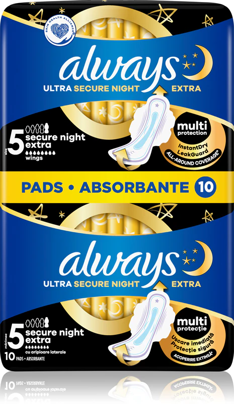 Always Ultra Secure Night Extra podpaski