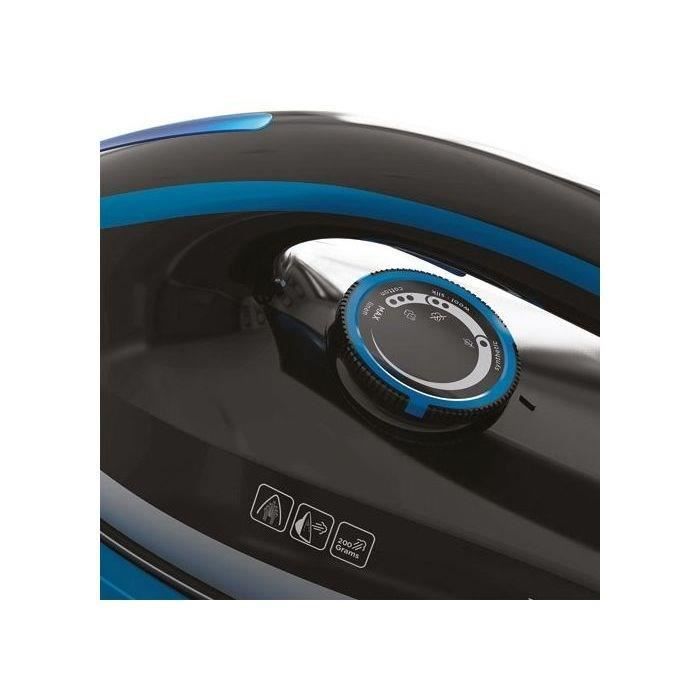 Centrale vapeur BLACK & DECKER - 2400W - 120gr/mn - bleu/noir - BXSS2401E