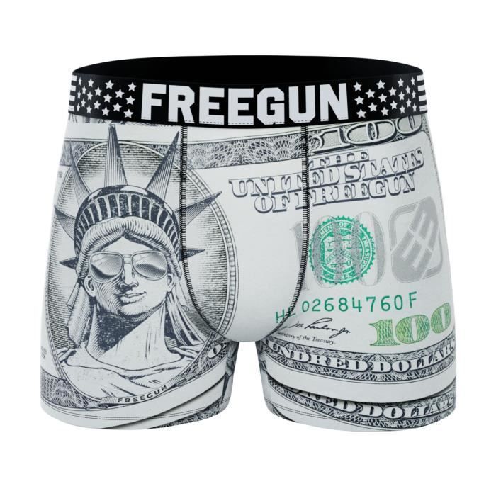 Boys' Boxer Shorts - FREEGUN - Pack of 3 - Black - Comfortable - Breathable - Stretch
