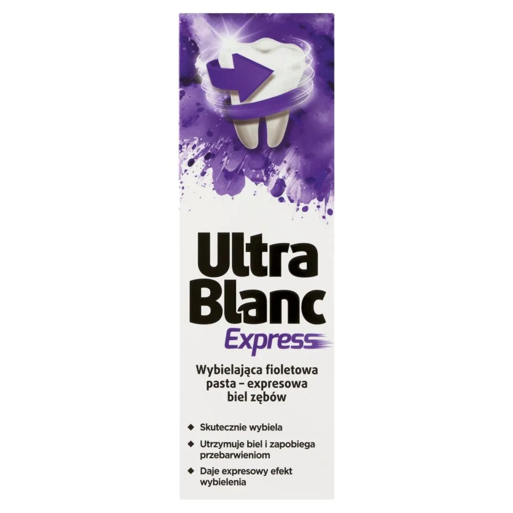 Ultrablanc Express - wybielająca, fioletowapasta - ekspresowa biel zębów 75 ml