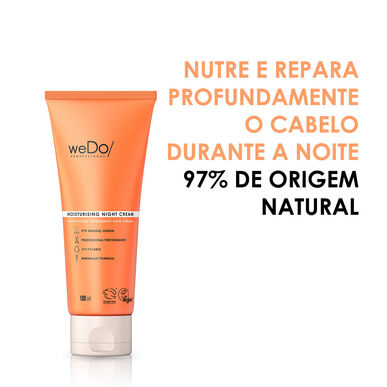 Crème capillaire hydratante de nuit WeDo Professionals, masque de nuit nourrissant pour cheveux abîmés, 100 ml