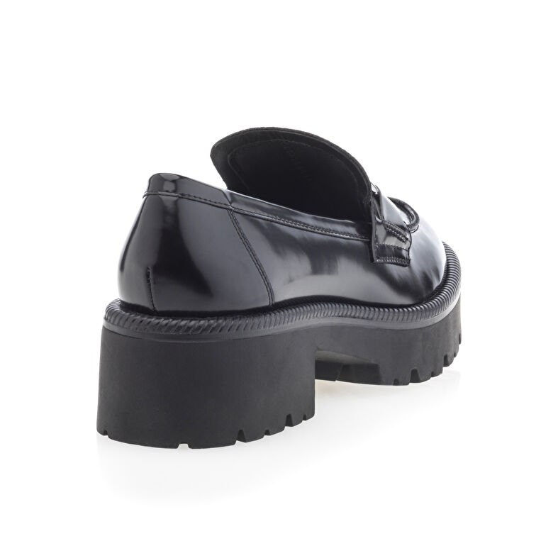 Svarte loafers/båtsko til dame