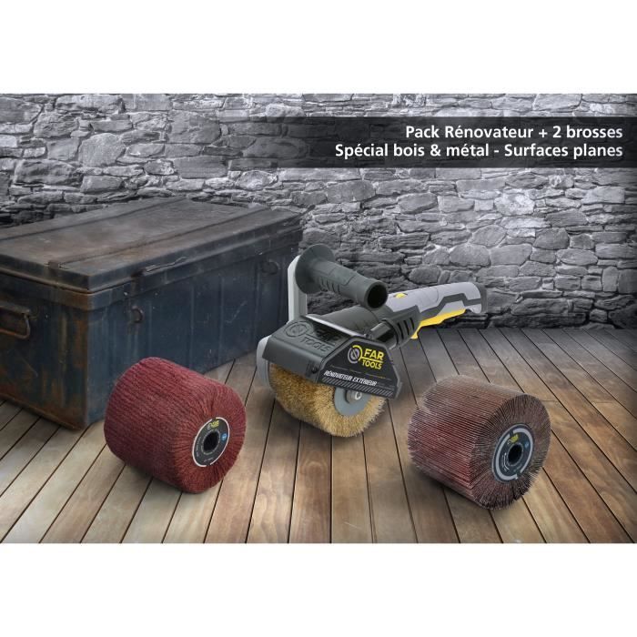 FARTOOLS - REX120C Restorer - Special for wood and metal - Flat surfaces