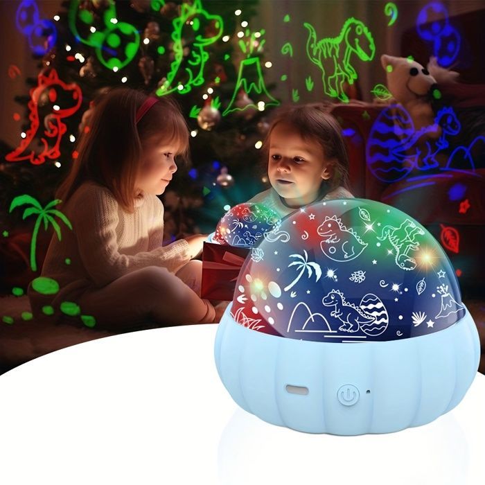 Projecteur Étoiles 3 en 1 - Veilleuse Enfant, Changement de Couleur, Lune et Étoiles Galaxie - Lumière d'Intérieur pour Chambre