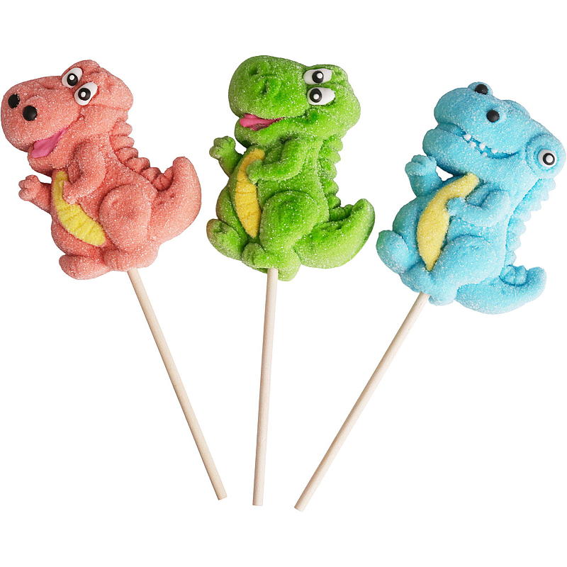 KnallGoodt Marshmallow 60 g dinosaurie