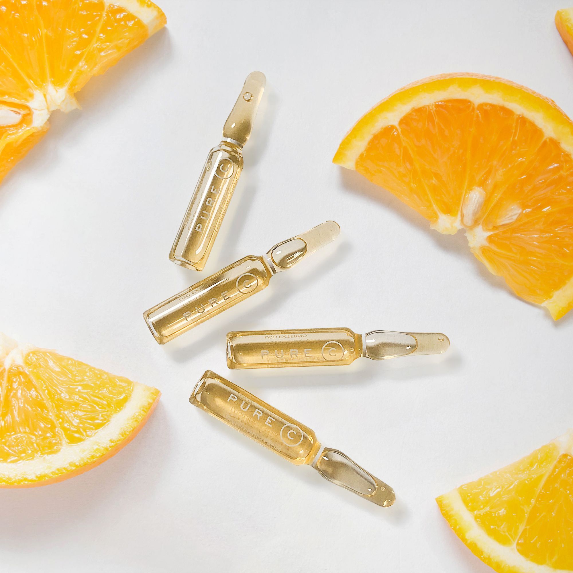 Čiste C ampule 20 % vitamina C antioksidativna nega Kreme proti gubam in staranju