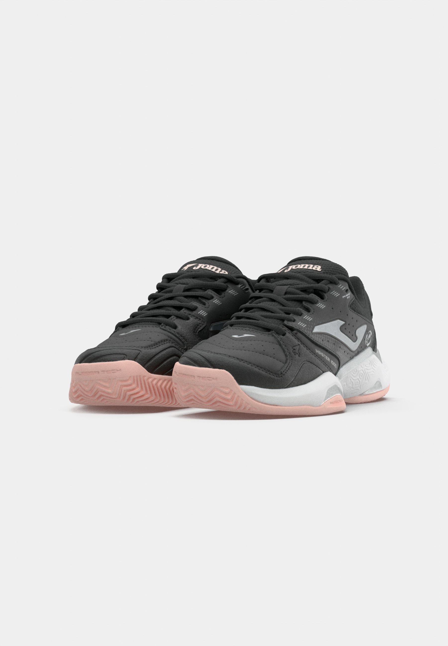 Joma MASTER 1000 CLAY - Scarpe da tennis per campi in terra battuta - nero/rosa