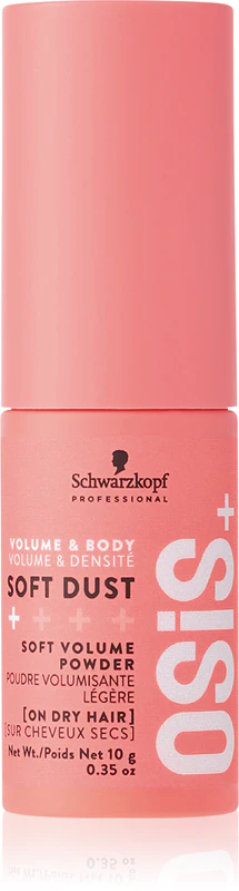 Pó capilar Schwarzkopf Professional Osis+ Soft Dust para volume e brilho.