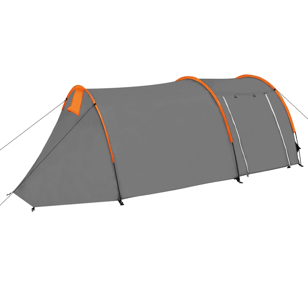 Tente Vidaxl grise et orange