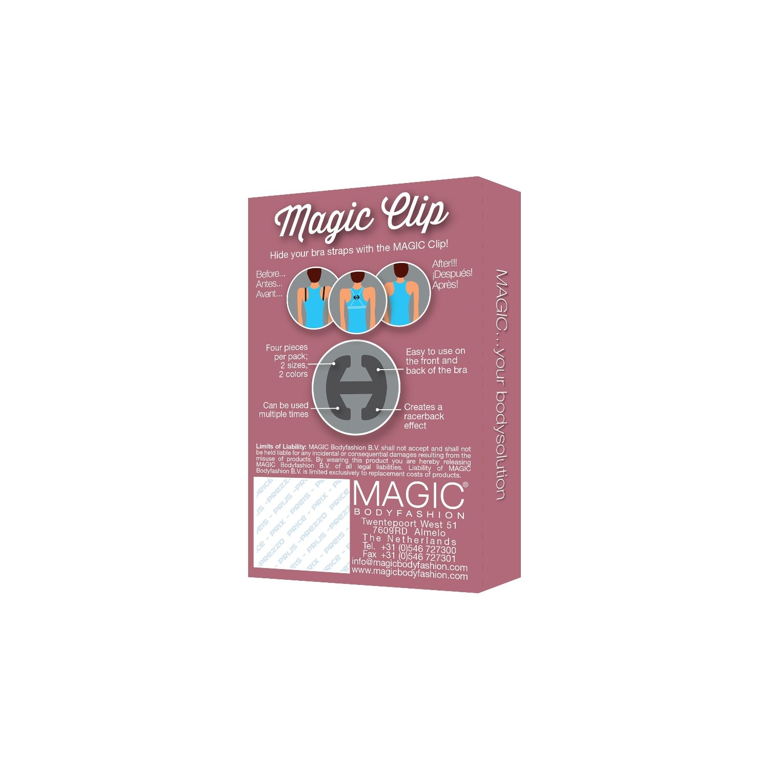 MAGIC Bodyfashion Unterwäsche Magic Clip - 1 Stück