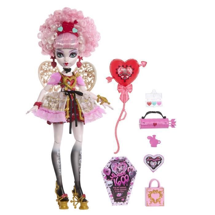 Monster High - Cupido Asteria Monsterlijke Verjaardagspop - Pop - Monster High - JBG77