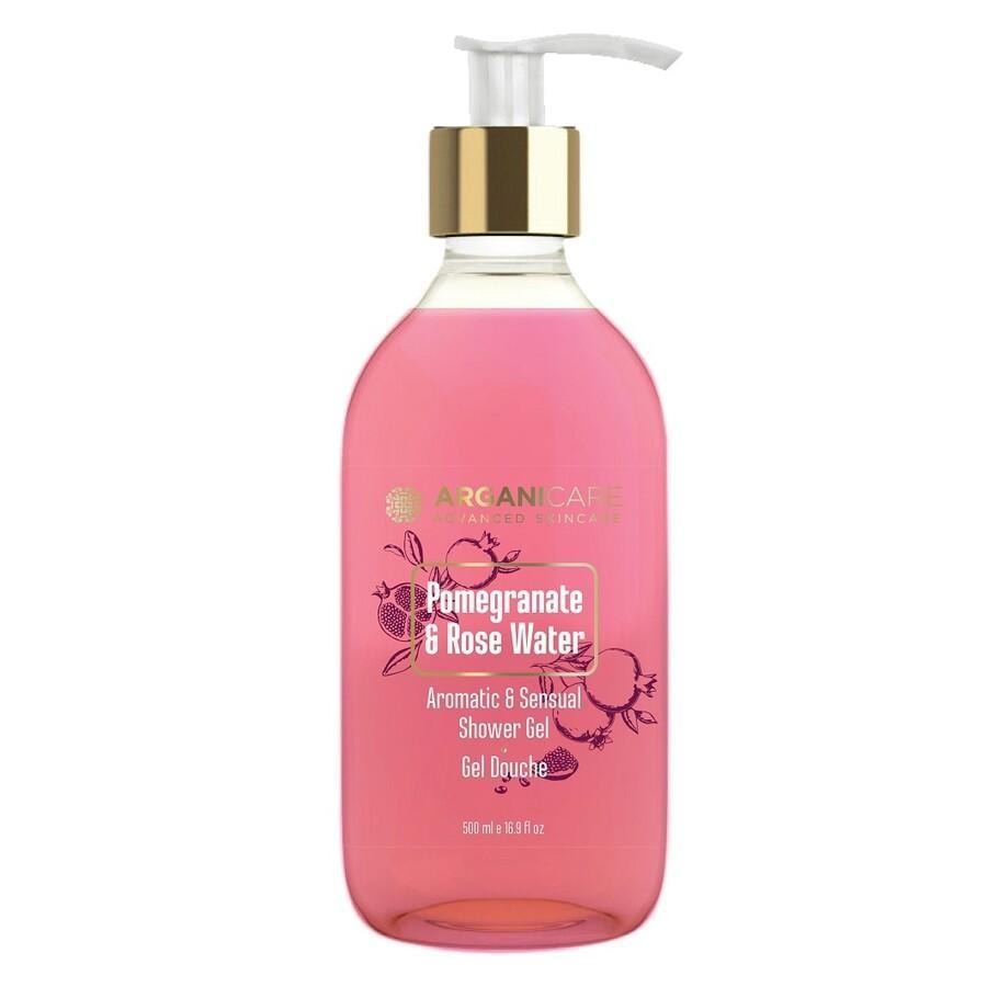 Arganicare Gel za prhanje z granatnim jabolkom in rožno vodo Aromatično čutno - 500 ml