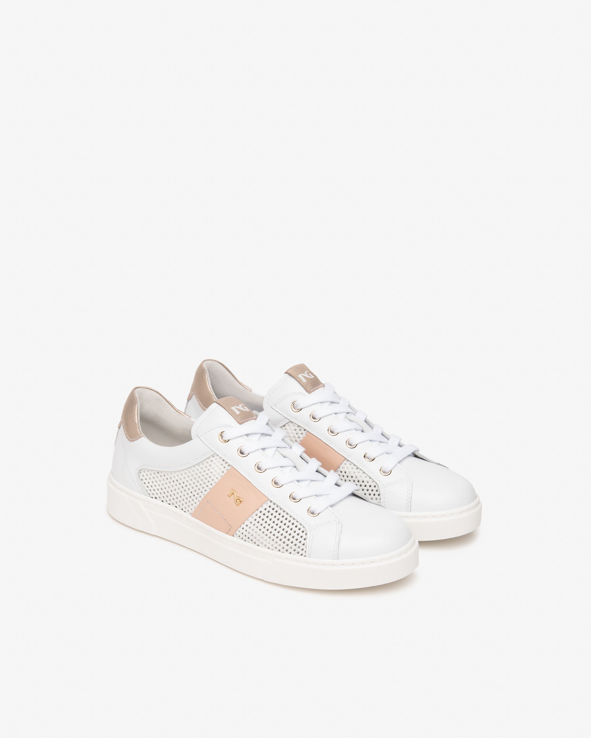  Damen-Sneaker aus Leder und Funktionsmaterial
