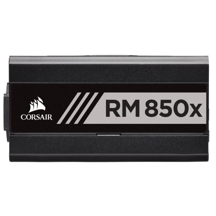 Alimentation PC - CORSAIR - RM850x Shift - 850 Watt - ATX 3.1 - PCIe 5.1 - Cybenetics GOLD Certified - Shifted Modular PSU