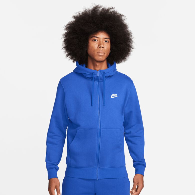 Bluza z kapturem Sportswear Club z zamkiem błyskawicznym