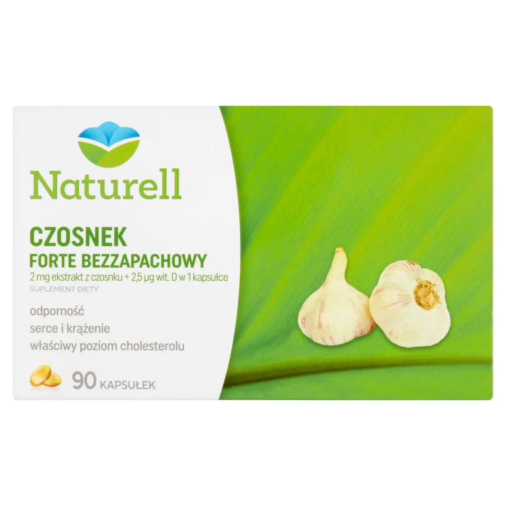 Naturell Czosnek Forte Bezzapachowy, Kapsułki