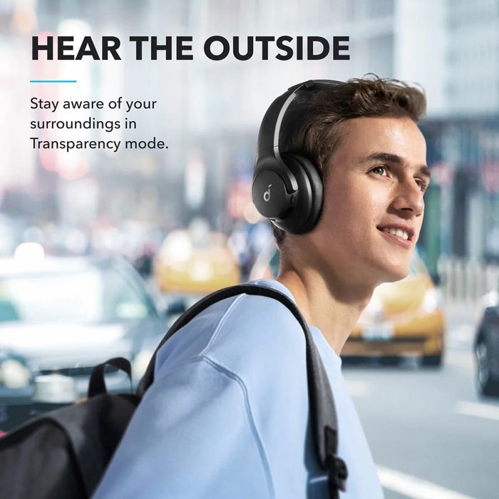 Casque Bluetooth - Anker - Q20i - Réduction de Bruit Active - 40 Heures - Hi-Res Audio