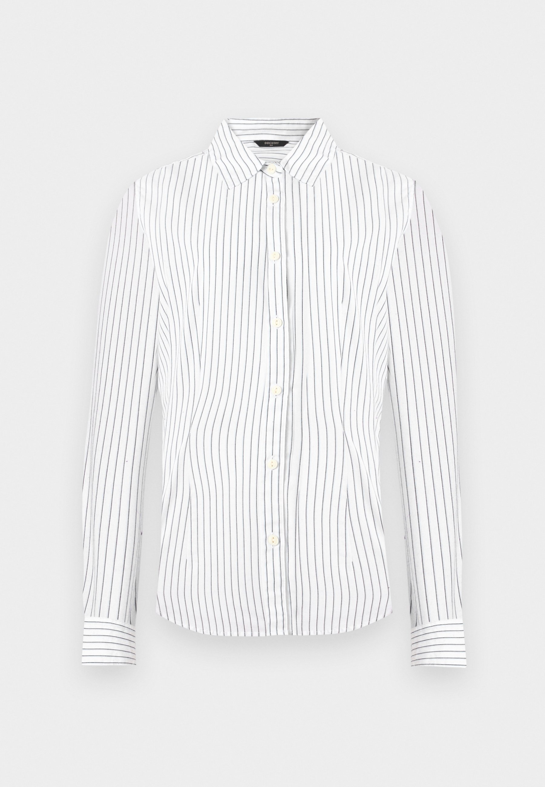 DOCKERS SIGNATURE STAIN SHIRT - Blouse met knoopsluiting - glanzend wit