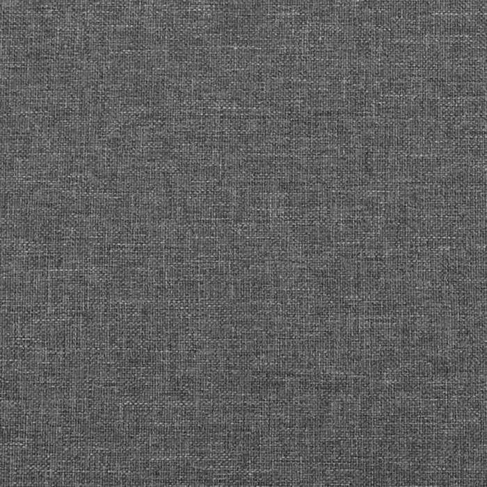 Headboard - vidaXL - Dark Grey - Durable Fabric - Adjustable Height - Sturdy Legs