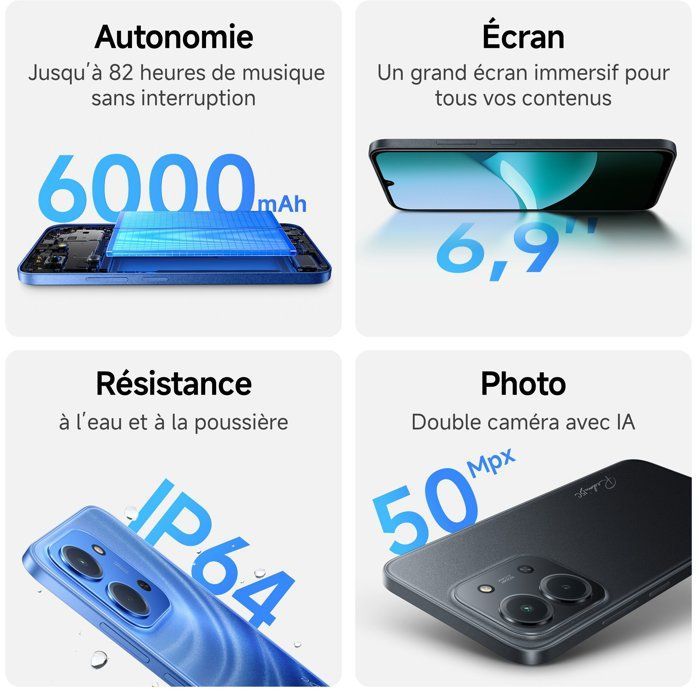 Xiaomi Redmi 15C - 256 GB - Negro