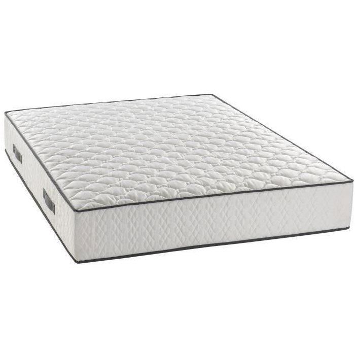 Conjunto de colchón y base de cama de 180 x 200 cm y 24 cm de altura - muelles ensacados - 7 zonas - reversible - fabricado en Bélgica - DEKO DREAM