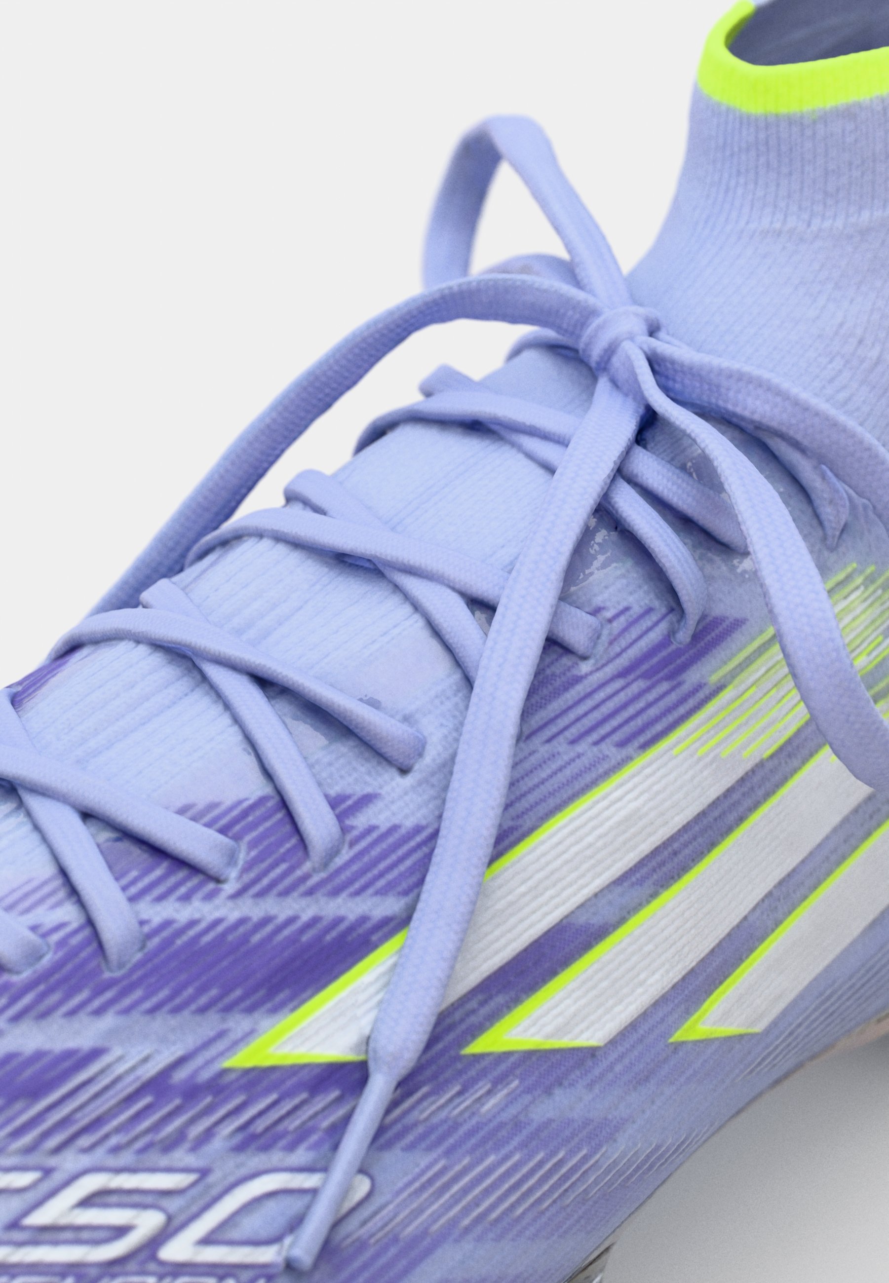adidas Performance F50 SPARKFUSION ELITE FG/AG - Voetbalschoenen voor stevige ondergrond - violettint/helder citroengeel/paarse rush