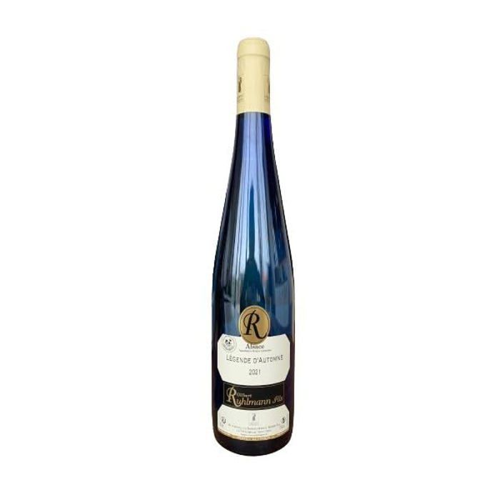Pinot gris grande cuvée - Alsace Blanc 2021 moelleux 13% - Gilbert RUHLMANN - 1 x 75cl.
