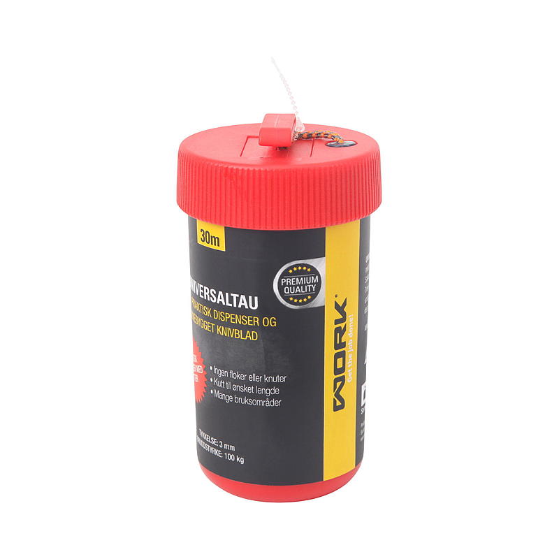 Arbetsrep 3 mm 30 m, polyester, i låda
