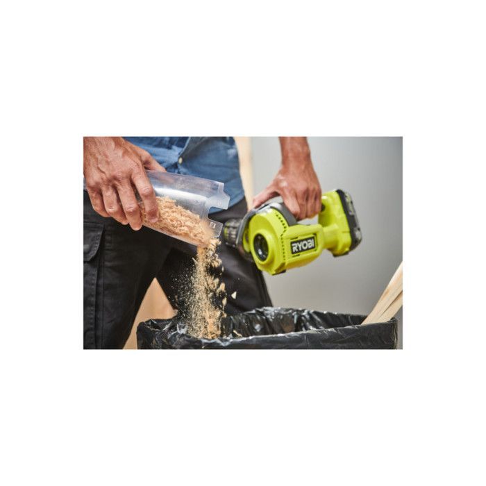 Kit RYOBI - Aspirador de Pó Portátil RHV18-0 - 18V One+ - 600ml - Bateria e Carregador Não Inclusos - Kit com 4 Acessórios para Aspirador de Pó - RAK04FC