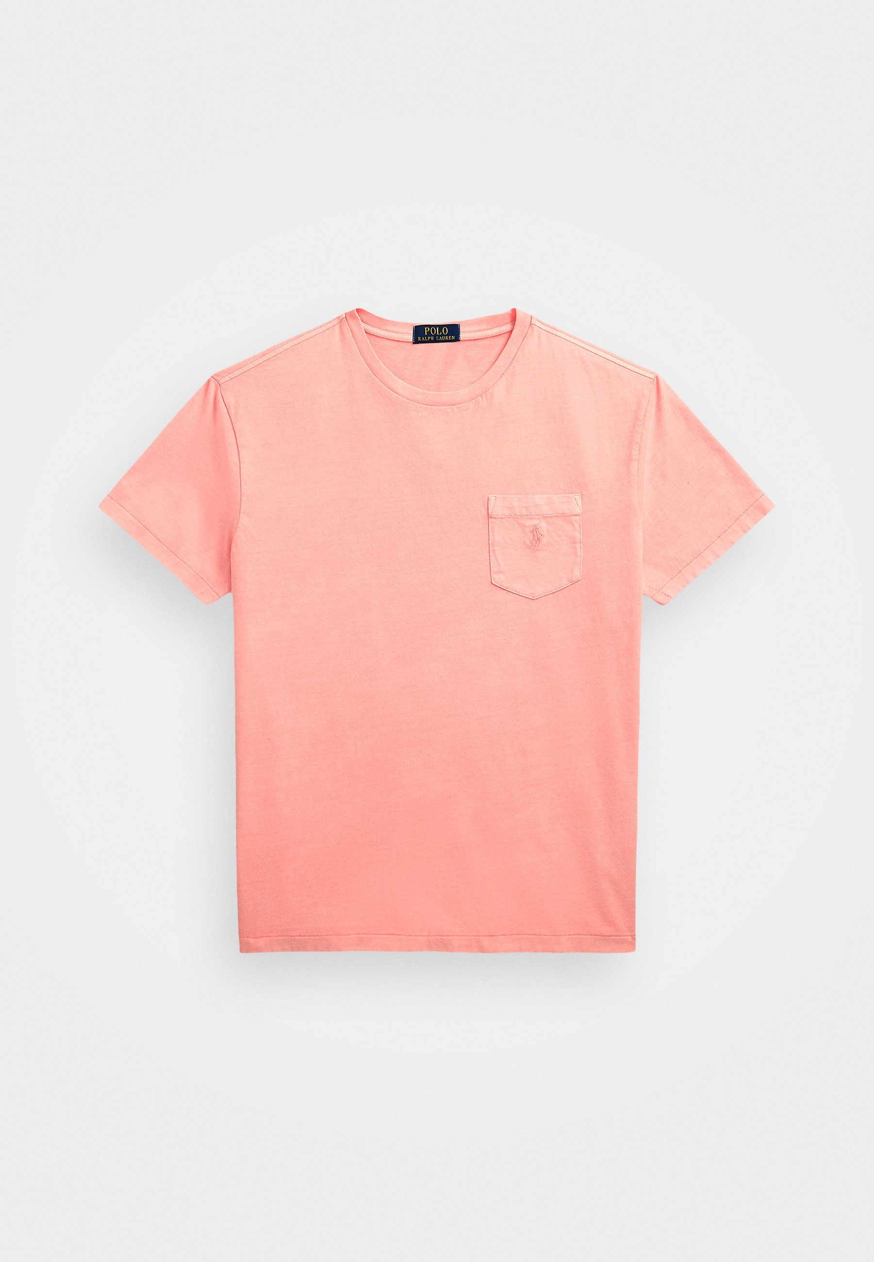 Polo Ralph Lauren T-shirt à poche slim teint aux minéraux - T-shirt basique - rose