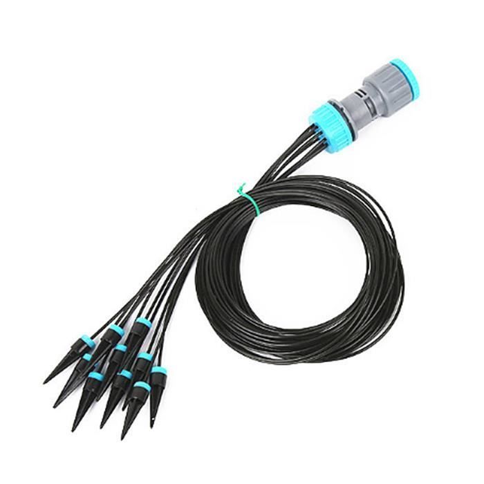 Garden irrigation system, 10 drippers, automatic watering, infiltration, drip irrigation