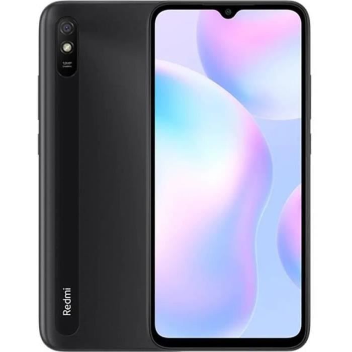 Xiaomi Redmi 9A 64G Noir Smartphone 4G-Version internationale sans ecouteurs